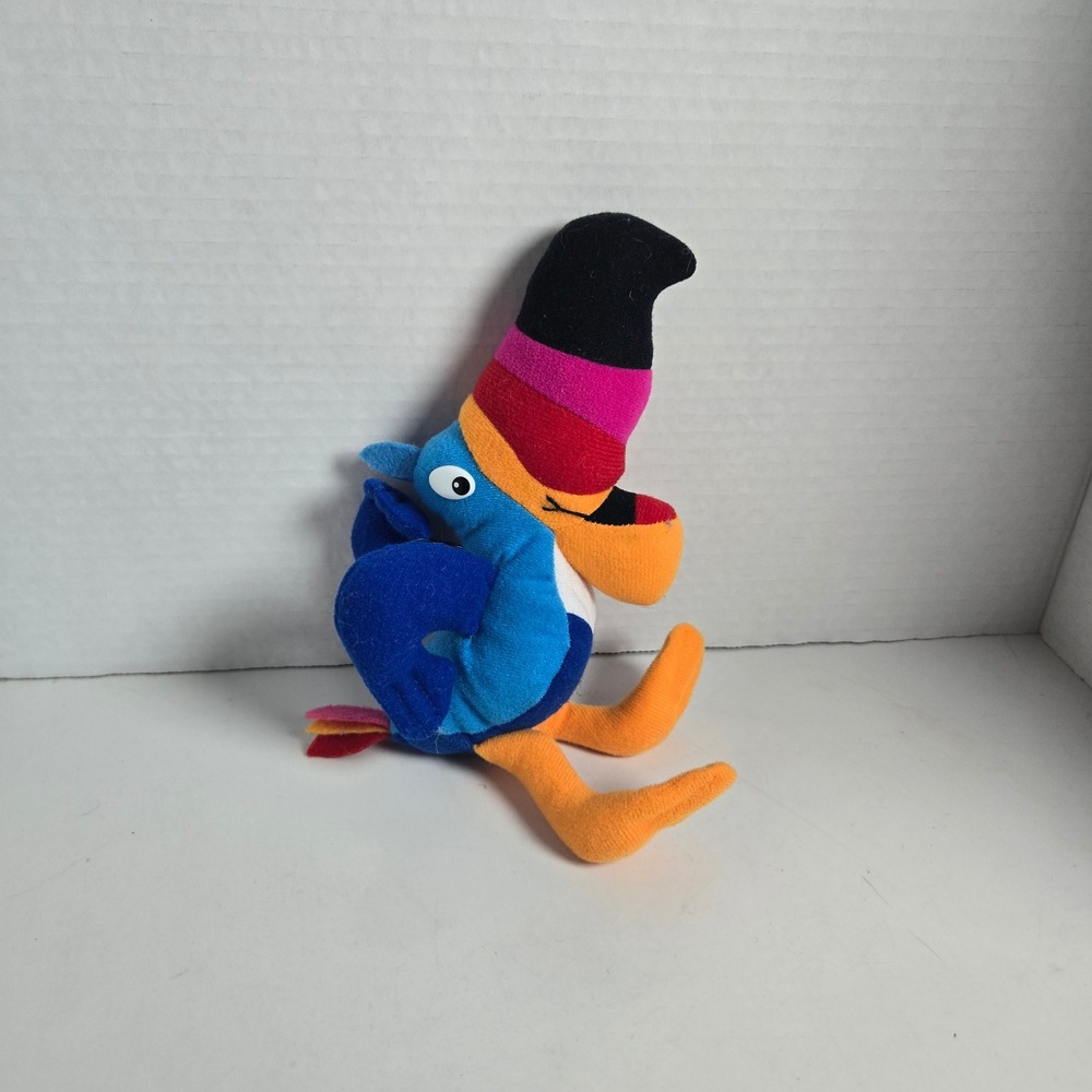 Vintage 1997 Kellogg's Cereal Toucan Sam Froot Loops Plush Mascot Advertising